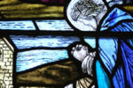 Prayer - Stained glass window, Portree Parish Church