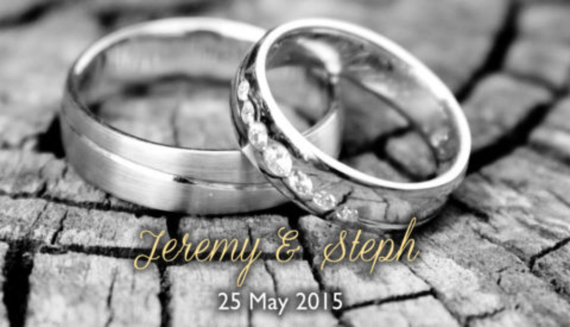Jeremy and Steph 25/05/15
