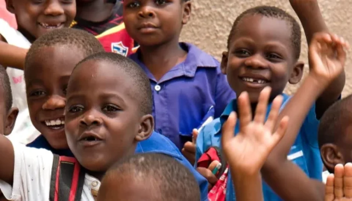 African school children