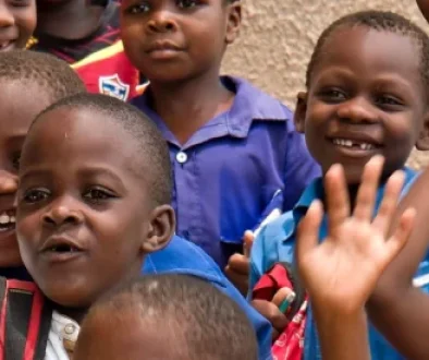 African school children