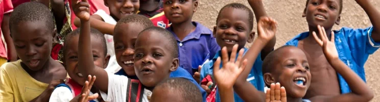 African school children